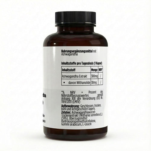 Ashwagandha (10% Withanolide) - 90 vegane Kapseln