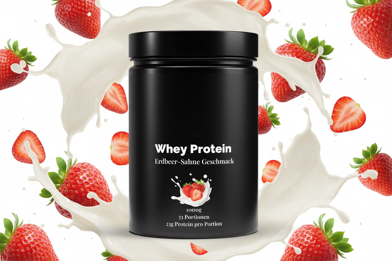 Premium Whey Protein Erdbeere - 1.000g