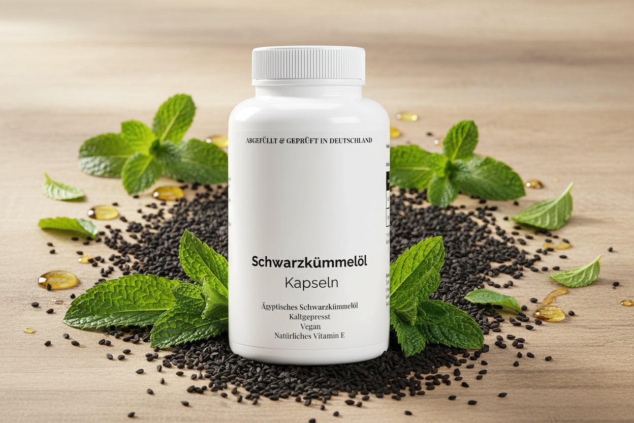 Ägyptisches Schwarzkümmelöl - 240 vegane Softgels