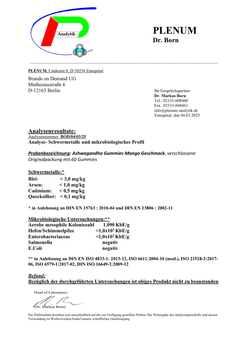 Ashwagandha + Vitamin B6 Gummies - 60 Stk.