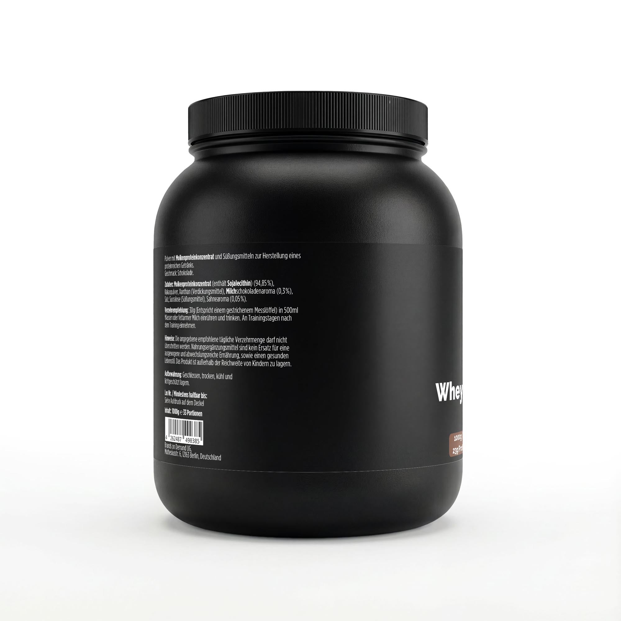 Premium Whey Protein Schokolade - 1.000g