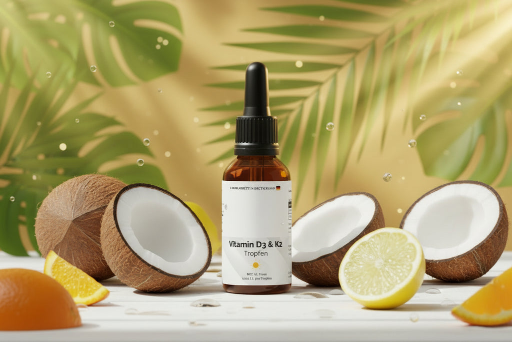 Vitamin D3 + K2 - 1.700 Tropfen (1.000 I.E.) - 50ml