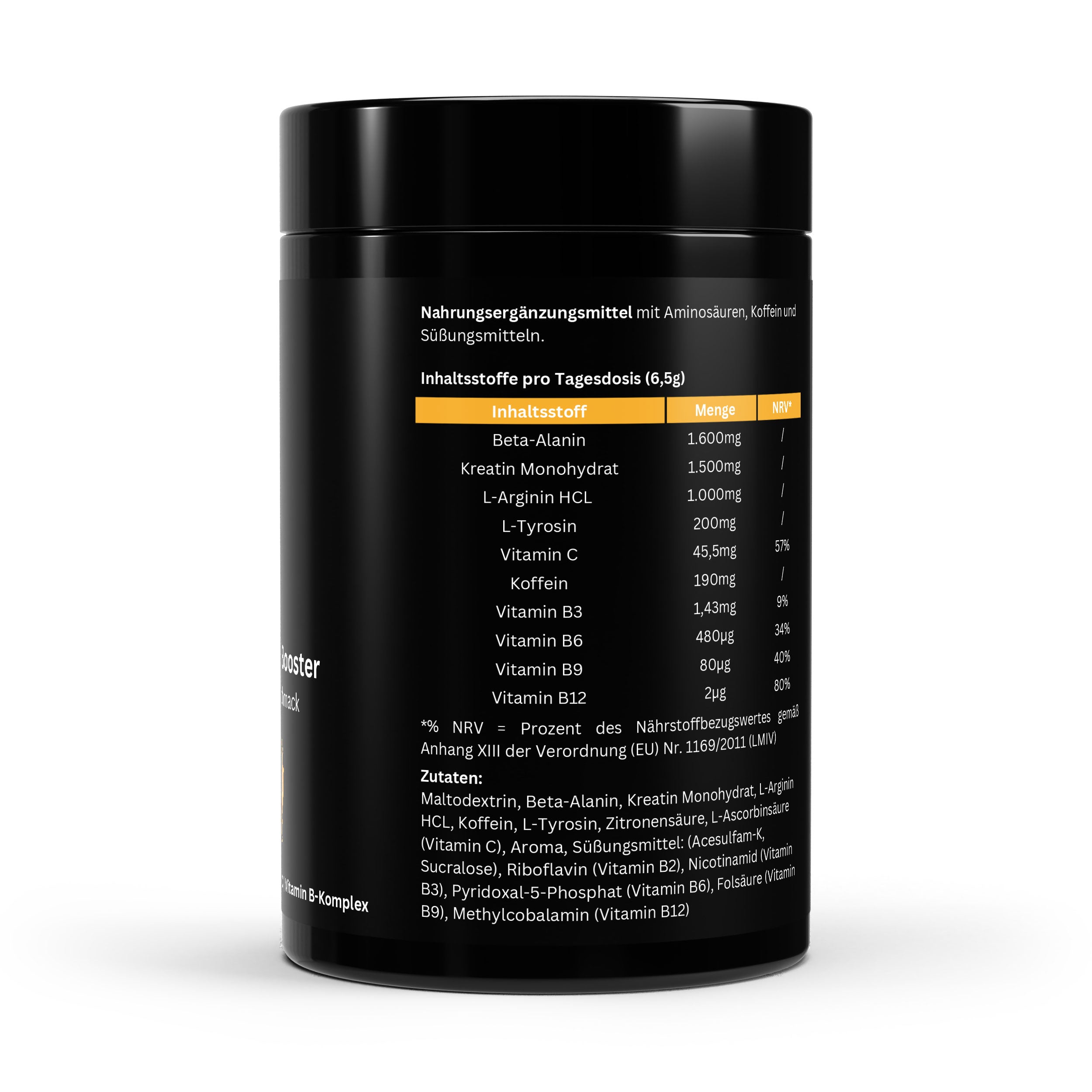 Pre-Workout Booster Orange - 520g